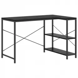 VidaXL Escritorio de Ordenador Aglomerado 110x72x70cm Negro