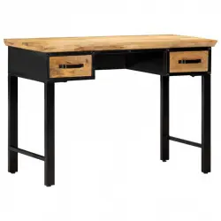 VidaXL Escritorio Madera de Mango Maciza 110x50x76cm