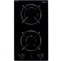 Brandt Mesa Domino Gas 30cm 4600w Negra - Bpg6210b