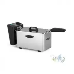 Freidora Profesional De Acero Inox Orbegozo. Capacidad De 3,5 Litros. Termostato Regulable. Potencia 2000 W.