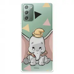 Funda Oficial de Disney Dumbo Silueta Transparente para Samsung Galaxy Note 20