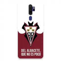 Funda Para Oppo A9 2020 Del Albacete Escudo "del Albacete Que No Es Poco" - Licencia Oficial Albacete Balompié