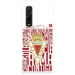 Funda Para Oppo Find X2 Pro Del Real Murcia Escudo Fondo Blanco - Licencia Oficial Real Murcia
