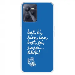 Funda Para Realme C35 Del Real Sociedad De Fútbol Real Grito Aficion - Licencia Oficial Real Sociedad De Fútbol