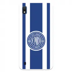 Funda Para Samsung Galaxy A10 Del Fútbol Club Oporto Escudo Escudo Y Rayas - Licencia Oficial Fútbol Club Oporto
