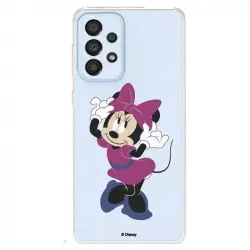 Funda Para Samsung Galaxy A33 5g Oficial De Disney Minnie Rosa - Clásicos Disney
