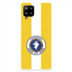 Funda Para Samsung Galaxy A42 5g Del Zaragoza Cf Femenino Escudo Fondo Amarillo - Licencia Oficial Zaragoza Cf Femenino
