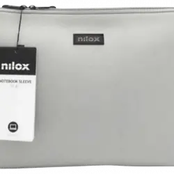 Funda portátil - Nilox NXF1502, Para de 15.6", Universal, Neopreno, Gris