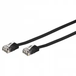 Goobay Cable de Red RJ45 UTP Cat.6 1m Negro