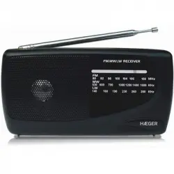 Haeger Handy Radio Portátil Tribanda Analógica