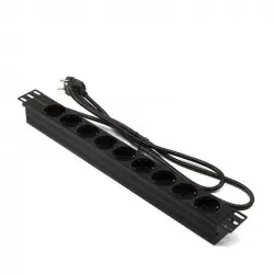 Lapara LA-00030510 Regleta PDU para Rack 19" 1U 9xSchuko