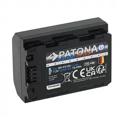 Patona Platinum Batería NP-FZ100 con USB-C para Cámaras Sony