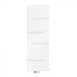 Radiador De Baño 1800x604 Mm Blanco Con Juego De Conexión Al Suelo Ml-design