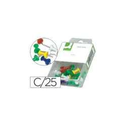 Seã alizador De Planos Q-connect -caja De 25 Unidadescolores Surtidos 240 Unidades