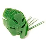 Set 20 palillos hoja de monstera