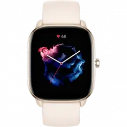 Smartwatch - Amazfit GTS 4 Mini, 1.65" FHD AMOLED, 135 190 mm, 5 ATM, Bluetooth 5.2, 15 días, Moonlight White