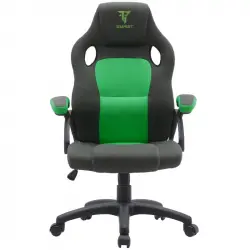 Tempest Discover Silla Gaming Negra/Verde Tela Transpirable