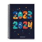 Agenda escolar 2023/2024 Miquelrius Plus semana vista Year Azul marino