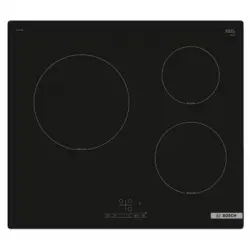 Bosch Placa De Inducción 60cm 3 Fuegos Negra - Puc61rbb5e