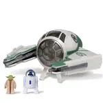 Figura Micro Galaxy Squadron Star Wars Nave Estelar de Yoda 8cm