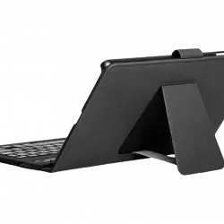 Funda con teclado - Silver HT 2022, Para Samsung Galaxy Tab A8, 10.4'', Teclado Bluetooth, Negro
