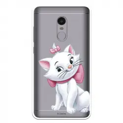 Funda Oficial Disney Marie Silueta Transparente Para Xiaomi Redmi Note 4 - Los Aristogatos