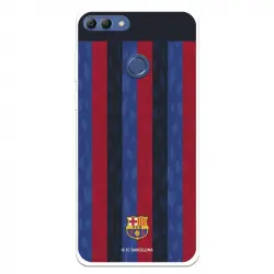 Funda Para Huawei Y9 2019 Del Fc Barcelona Fondo Rayas Verticales - Licencia Oficial Fc Barcelona