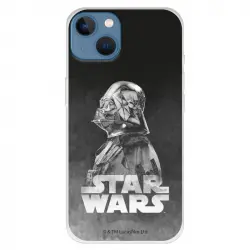 Funda Para Iphone 13 Oficial De Star Wars Darth Vader Fondo Negro - Star Wars