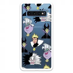 Funda Para Samsung Galaxy S10 Plus Oficial De Disney Villanas Patrón - Villanas Disney