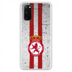 Funda para Samsung Galaxy S20 del Cultural Escudo Fondo Monocromo Licencia Oficial Cultural y Deportiva Leonesa