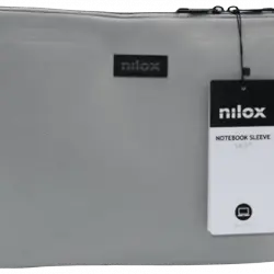 Funda portátil - Nilox NXF1402, Para de 14.1", Universal, Neopreno, Gris