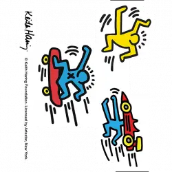 Funda - Samsung Keith Haring Flipsuit Card, Para Galaxy Z Flip5, Blanco