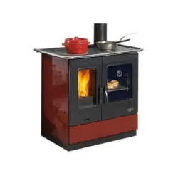 Godin Estufa De Leña Roja De 6.5kw - 241100carmin
