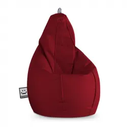 Happers Puff Pera Polipiel Granate XL