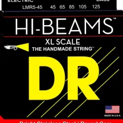 Juego De Cuerdas Para Bajo Dr Lmr5-45 Long Scale Hi-beam