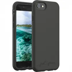 Just Green Carcasa Negra Biodegradable para iPhone 6/6S/7/8/SE2020