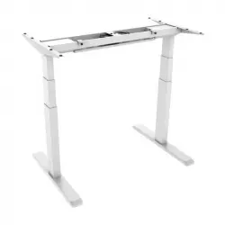 Kimex Base de Escritorio Motorizado Elevable Altura ajustable 62-128cm Blanco