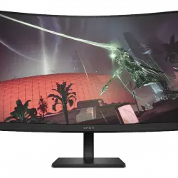Monitor gaming - HP OMEN 32c curvo, 31.5", QHD, 1 ms, 165 Hz, 2 HDMI 2.0, IPS, AMD FreeSync™ Premium, Eyesafe®, Negro