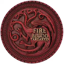 Nemesis Now Juego de Tronos Imán Targaryen Fire And Blood 6 cm