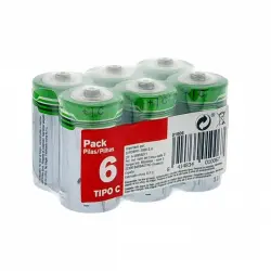 Osca Connect 01006 Pack 6 Pilas Alcalinas Tipo C LR14