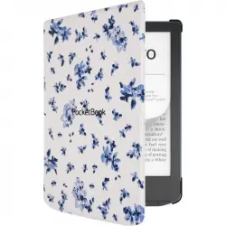 Pocketbook H-S-634-F-WW Funda con Estampado de Flores Azules para Ebook de 6"