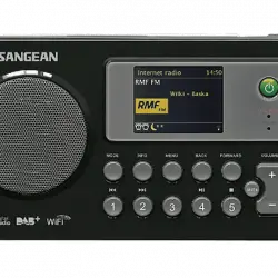 Radio portátil - Sangean WFR-27C, DAB+, FM RDS, Wi-Fi, Negro