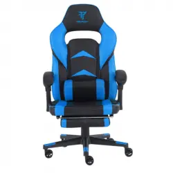 Tempest F36-2 Silla Gaming con Reposapiés Negra/Azul