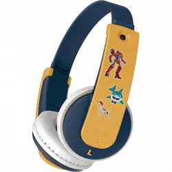 Auriculares infantiles - JVC HA-KD10W-Y-E, De diadema, Bluetooth 5.0, Amarillo
