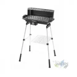 Barbacoa Eléctrica Con Patas Orbegozo. Tamaño De La Parrilla: 39x21,5 Cm. Potencia 2.200w.