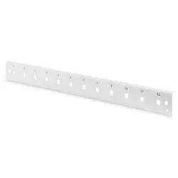Digitus Panel Frontal Vertical 12 Puertos ST 1U Gris
