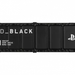 Disco duro SSD interno 2TB - WD_Black SN850P NVMe SSD, Almacenamiento para consolas PS5™, Hasta 7300MB/s, Negro
