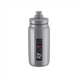 Elite Bidon Fly 550ml Gris Logo Negro