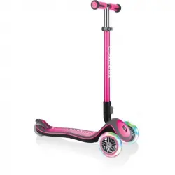 Globber Deluxe Patinete Infantil con Luces Rosa