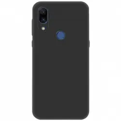 Icoveri Funda Soft Matte Negra para Xiaomi Redmi Note 7